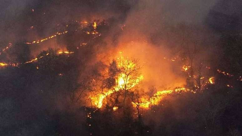 Parque Nacional Serra da Bodoquena, no Pantanal, é um dos locais atingidos pelas queimadas