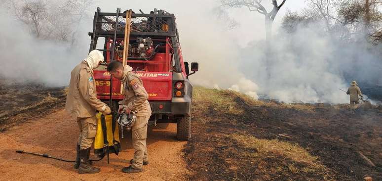 Cerca de 200 bombeiros foram deslocados para o Pantanal