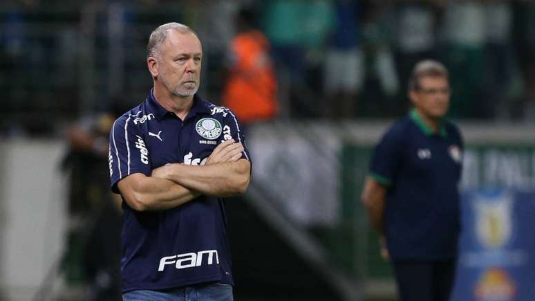 Mano já soma duas vitórias no comando do Palmeiras, contra Goiás e Fluminense (Foto: Cesar Greco/Palmeiras)