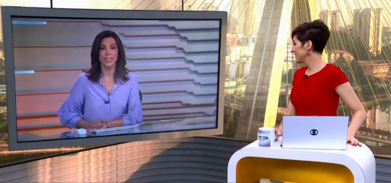 Ana Paula Araújo comentou sobre a fase do Fluminense, seu time do coração (Foto: Reprodução/TV Globo)