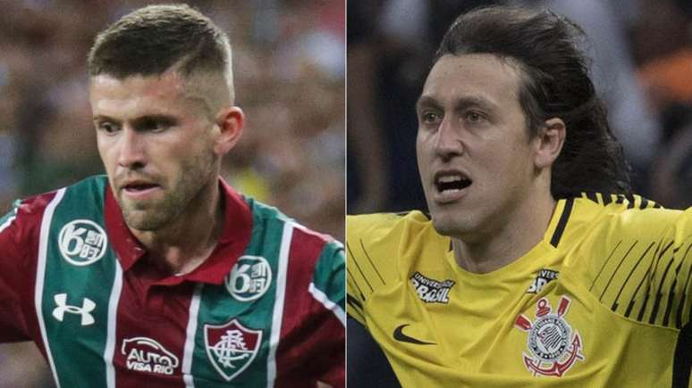 Caio Henrique e Cássio somam 48 jogos em 2019 (Fotos: Lucas Merçon/Fluminense; Daniel Augusto Jr/Corinthians)