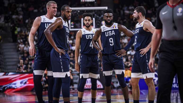 Estados Unidos caiu nas quartas de final e ficará sem medalha pela primeira vez desde 2002 (Foto: Divulgação/FIBA)