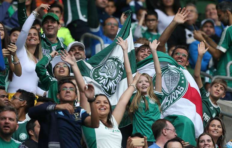 O Palmeiras é o quarto em média de público do Campeonato Brasileiro (Foto: Cesar Greco/SEP)