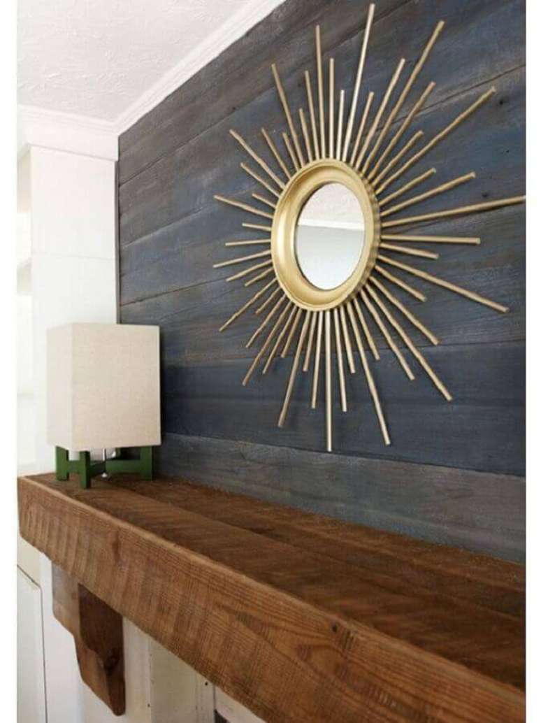 54. A moldura dos espelhos decorativos podem se tornar o grande destaque do ambiente &ndash; Foto: Decora Gi