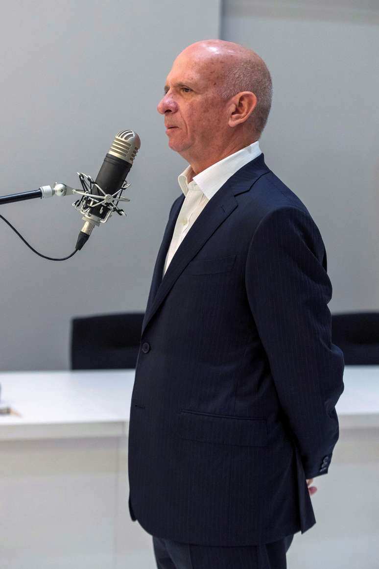Ex-chefe de espionagem da Venezuela, Hugo Carvajal, durante julgamento de sua extradi&ccedil;&atilde;o para os EUA pela Alta Corte em Madri, Espanha
12/09/2019