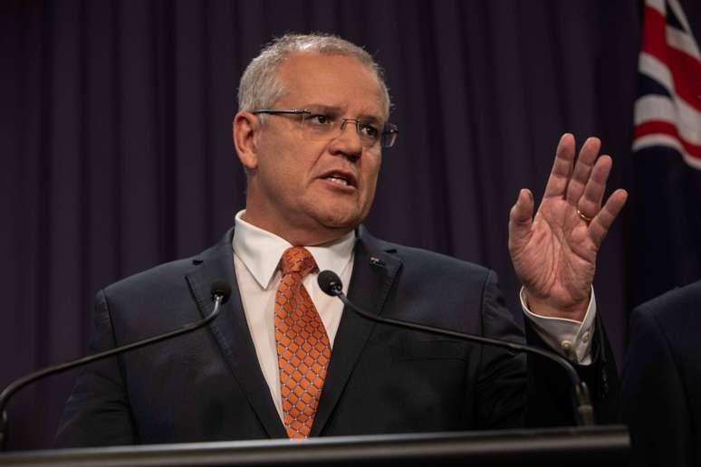 Primeiro-ministro australiano, Scott Morrison
20/03/2019
AAP Image/Andrew Taylor/via REUTERS