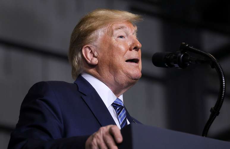 Trump fala na Pensilvânia 13/8/2019   REUTERS/Jonathan Ernst