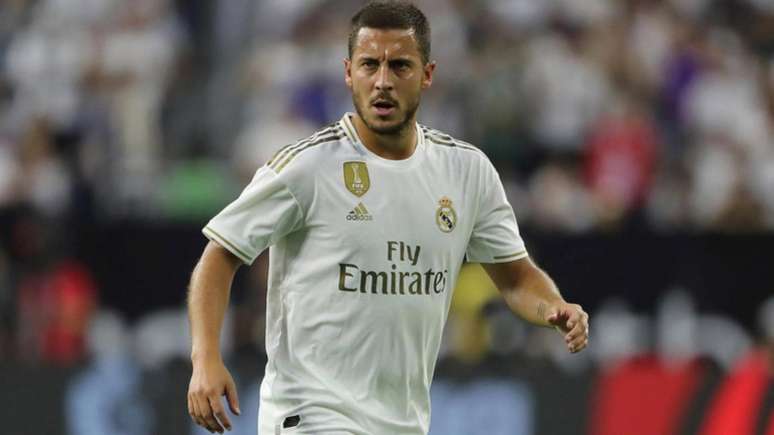 Hazard estreou no Real Madrid no último sábado (Foto: Reprodução)