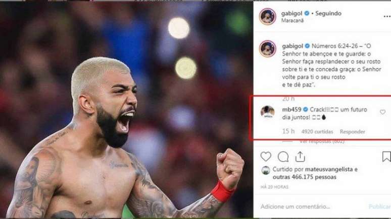 Gabigol e Balotelli ficaram amigos após possibilidade de atuarem juntos (Reprodução/ Instagram)