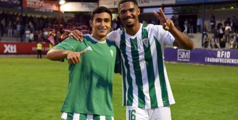 Gabriel fez o primeiro gol do Córdoba no jogo (Foto: Divulgação/CórdobaFC)