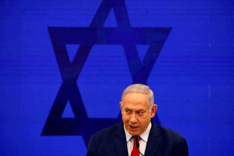 Primeiro-ministro de Israel, Benjamin Netanyahu 
10/09/2019
REUTERS/Amir Cohen