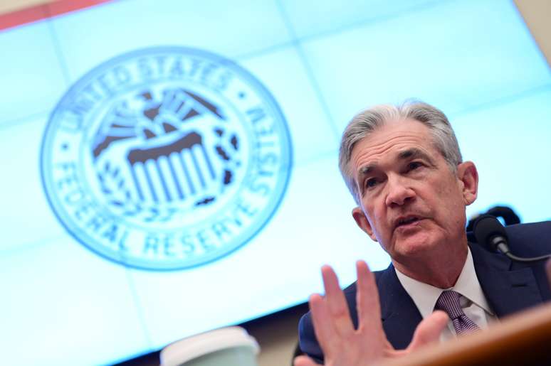 Chairman do Fed, Jerome Powell
10/07/2019
REUTERS/Erin Scott