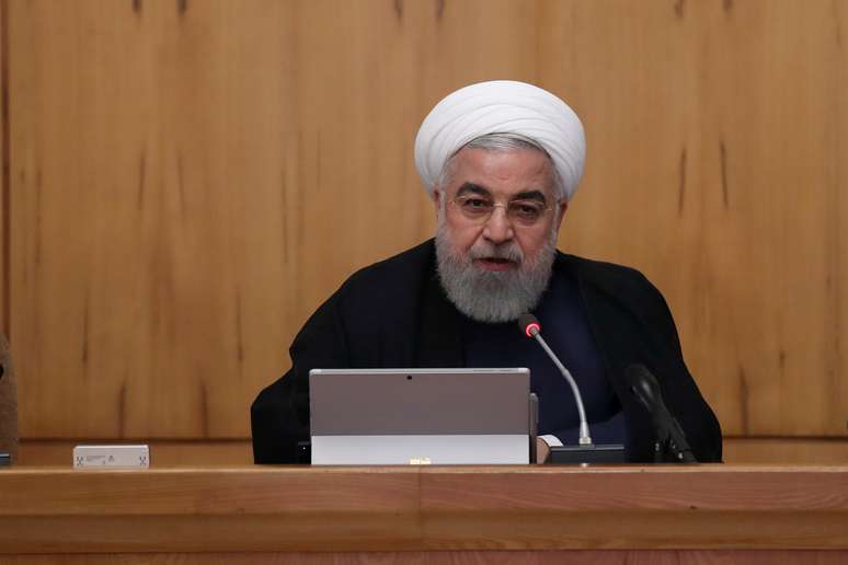 Rouhani fala durante reunião em Teerã 18/9/2019  Presidência do Irã/ REUTERS 