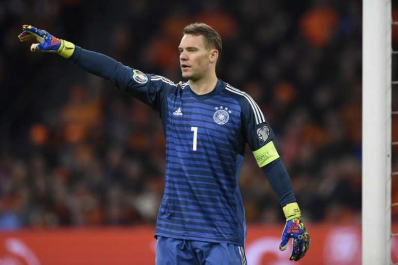 Neuer em campo pela Alemanha (Foto: JOHN THYS / AFP)