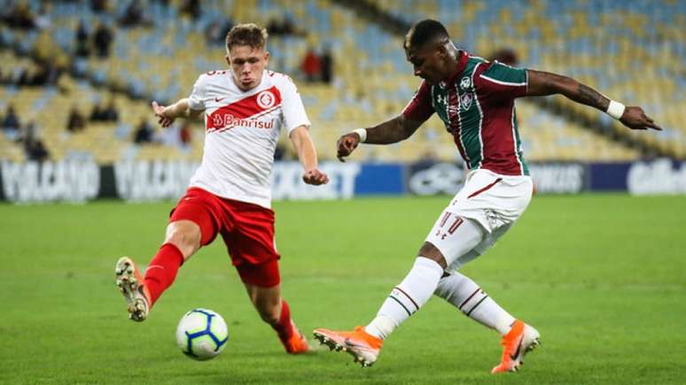 Contra o Internacional, Yony marcou o seu último gol (Foto: Lucas Merçon/Fluminense)