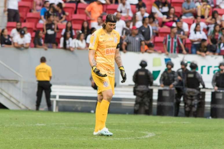 Cássio frangou contra o Fluminense (Foto: Osvaldo Lima/Photo Premium)