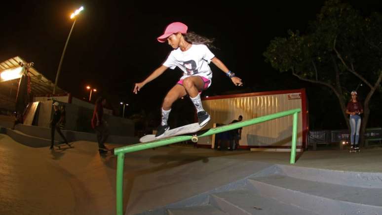 Rayssa Leal, 11 anos, segunda colocada no ranking olímpico de skate street (Foto:Julio Detefon)