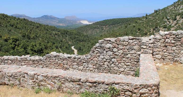 A cidade perdida de Tenea foi descoberta em outubro passado no Peloponeso, na Grécia