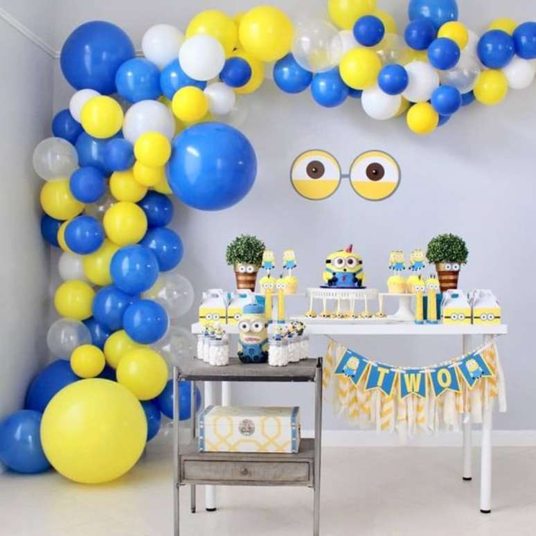 3. Você pode fazer uma festa do Minions simples. Foto: Instagram