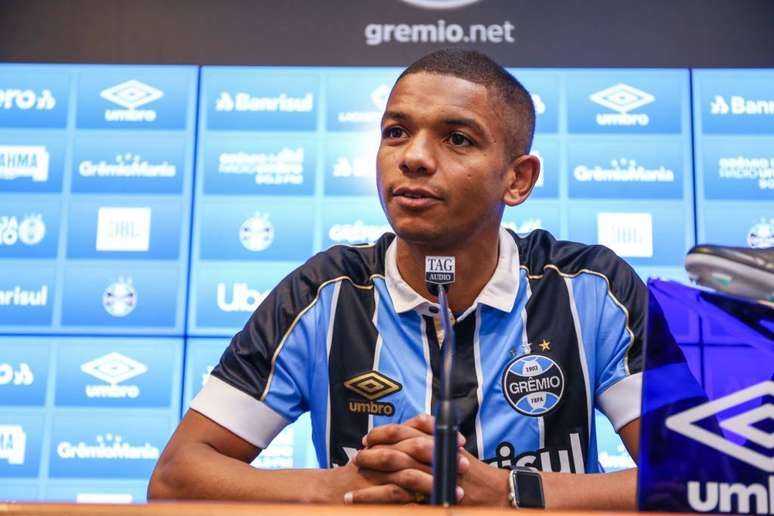 David Braz reencontra o Santos (Foto: Lucas Uebel/GFBPA)