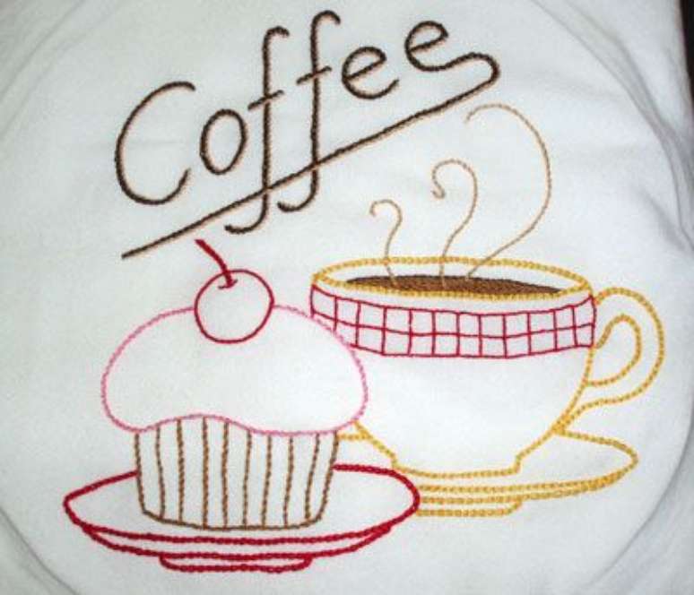 53. Siga o passo a passo para ter lindos modelos de pano de prato bordado &ndash; Por: Needlethered