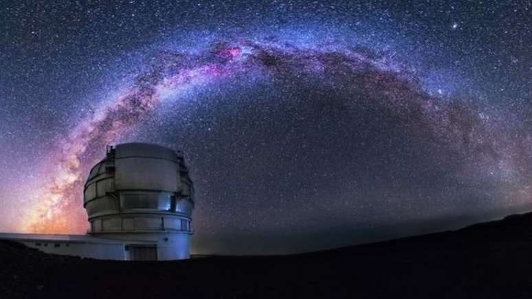 O primeiro espectro do cometa foi obtido por pesquisadores na Espanha por meio do Gran Telescopio Canarias (GTC).