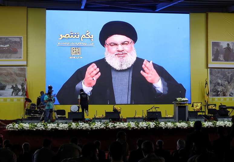 L&iacute;der do Hezbollah, Sayyed Hassan Nasrallah
14/08/2018
REUTERS/Aziz Taher