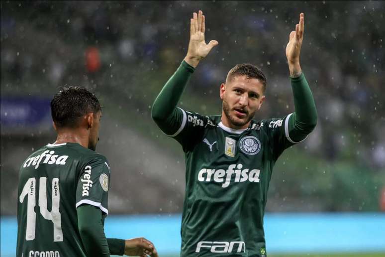 No primeiro turno, o Palmeiras fez 4 a 0 sobre o Fortaleza, no Allianz Parque, com dois gols de Zé Rafael (Flávio Hopp)