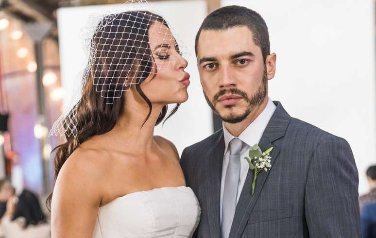 Vivi e Camilo no dia do casamento que terminou em escândalo de traição