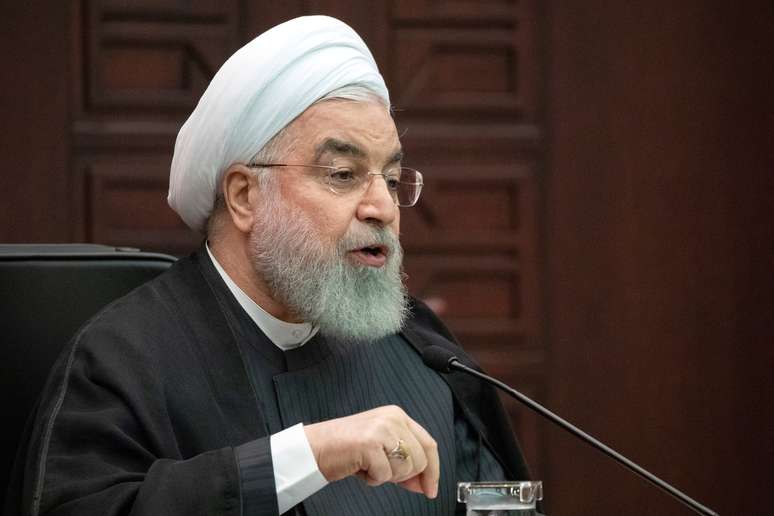 Presidente do Irã, Hassan Rouhani. 16/9/2019. Pavel Golovkin/Pool via REUTERS