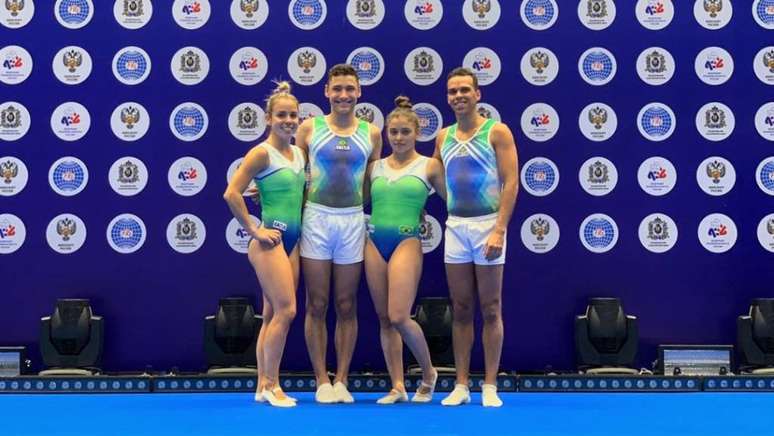 Camilla Gomes e Rayan Dutra alcançam melhor pontuação em competições internacionais e o sincronizado feminino vai à final e termina em quinto lugar (Foto: Divulgação/CBG)