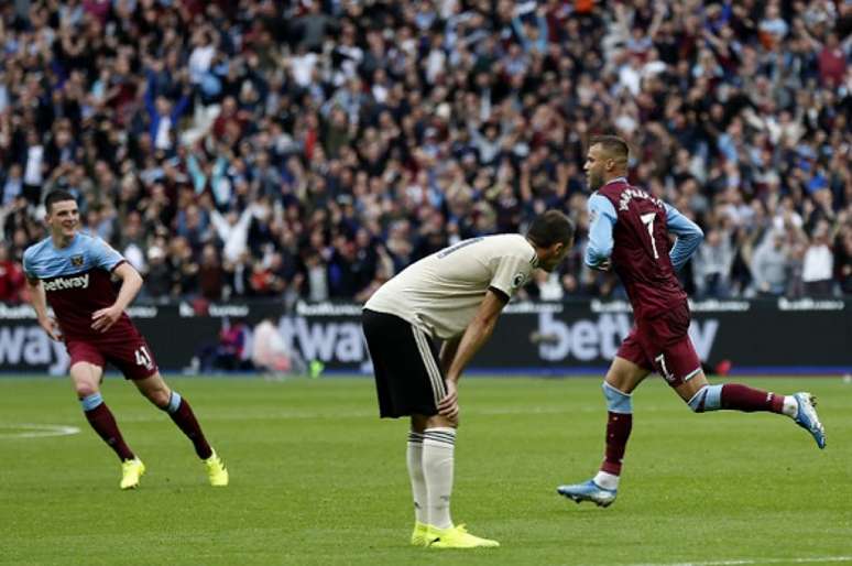 Yarmolenko na vitória do West Ham (Foto: AFP)