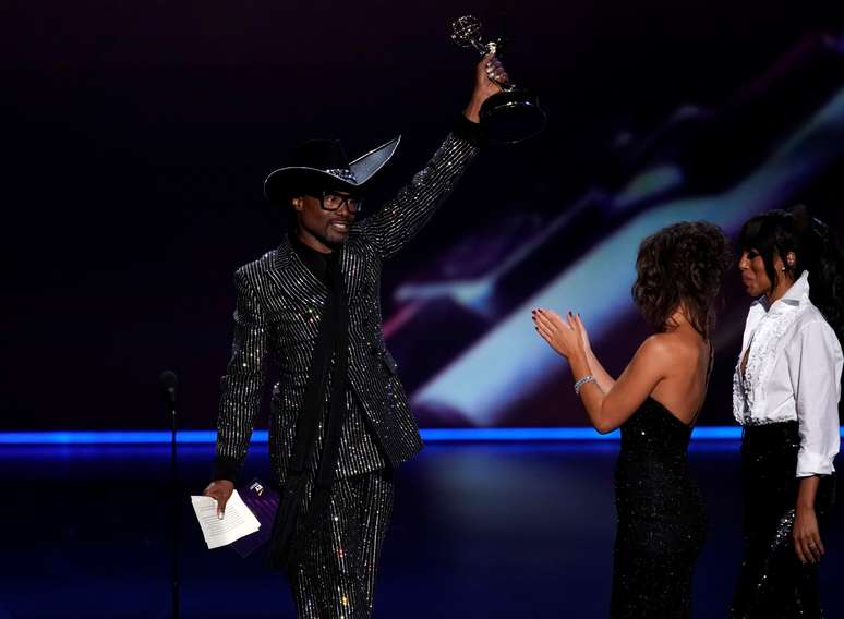 Billy Porter recebe Emmy de Melhor Ator de Drama por série "Pose"
22/09/2019
REUTERS/Mike Blake