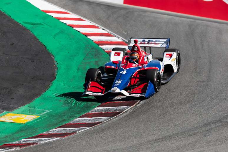 Em Laguna Seca, Matheus Leist encerra segunda temporada completa na Indy