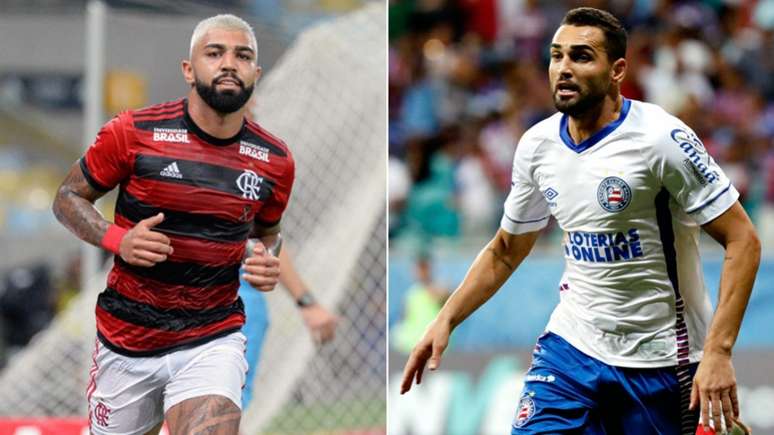 Atacantes de Flamengo e Bahia seguem em alta (Foto: Reprodução)