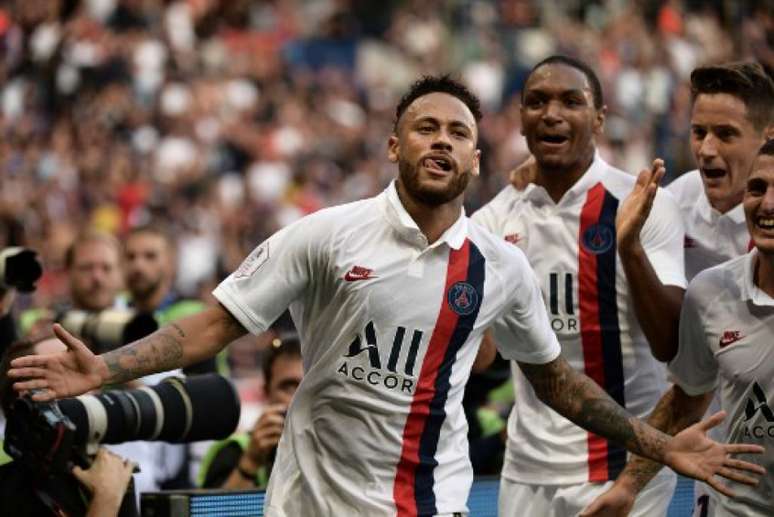 Neymar marcou dois gols em dois jogos em seu retorno ao PSG (Foto: AFP)