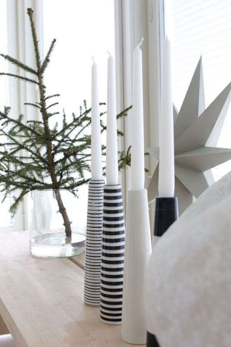 31. Delicados modelos de casti&ccedil;ais com pintura listrada &ndash; Foto: DecorEditor