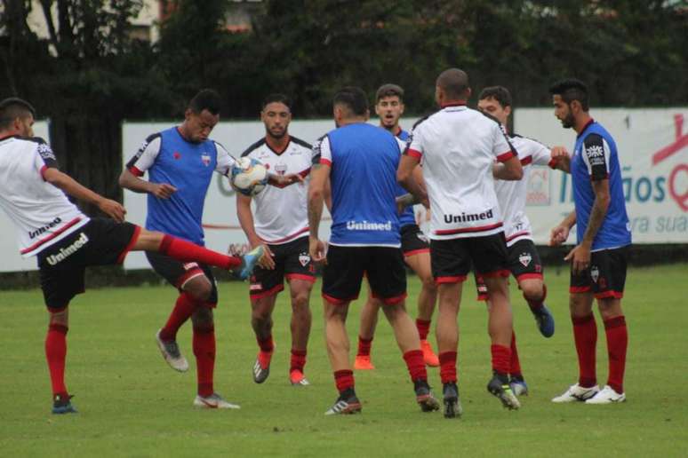 O Atlétio-GO encerrou sua preparação nesta segunda-feira (Foto: Reprodução/Twitter)