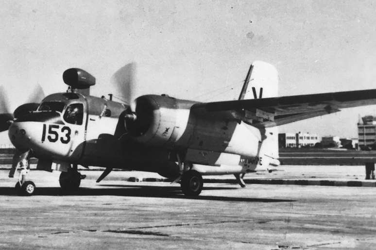 O avi&atilde;o Grumman Tracker, que o holand&ecirc;s diz ter aprendido a pilotar por meio da leitura de manuais e conversas com pilotos