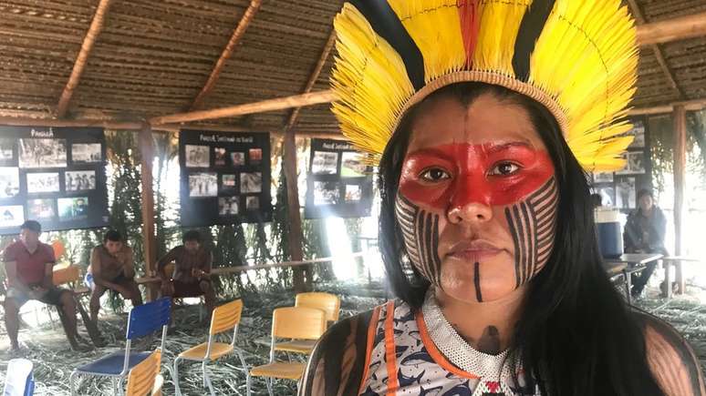 Para O-é Kayapó, líder na Associação Floresta Protegida (AFP), no Pará, indígena levada por Bolsonaro à ONU 'só tem o apoio da própria família' entre comunidades do Xingu