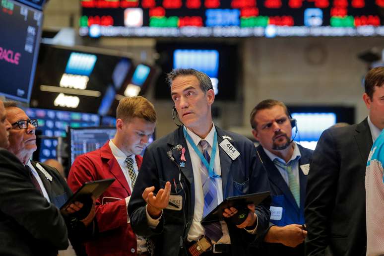 Operadores na Bolsa de Valores de Nova York 
18/09/2019
REUTERS/Brendan McDermid