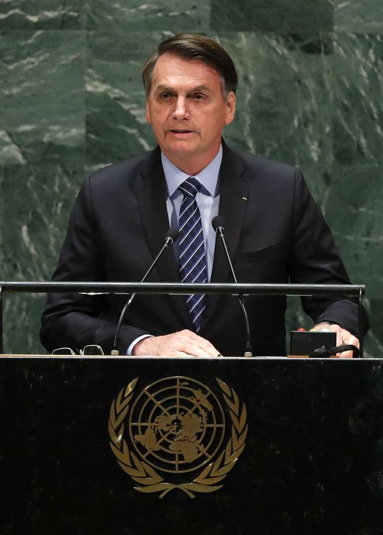 Bolsonaro discursa na ONU
24/09/2019
REUTERS/Lucas Jackson