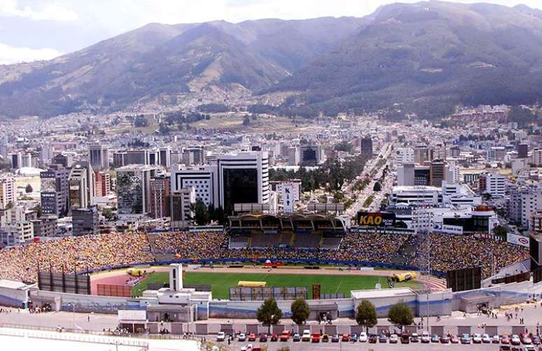 Estádio Olímpico Atahualpa tem capacidade para quase 40 mil pessoas (Foto: Divulgação/Conmebol)