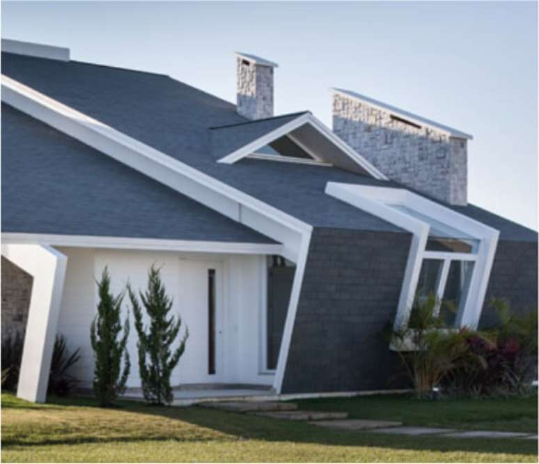 22. Sua casa pode ser criativa e linda com a telha shingle – Por: Casa Moderna Curitiba