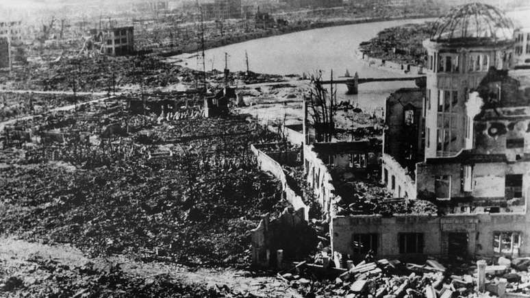 A bomba atômica sobre Hiroshima, no japão, em 1945, demonstrou o cenário apocalíptico de um ataque nuclear