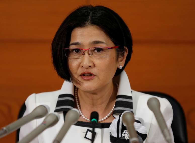 Takako Masai, diretora do BOJ, em coletiva de imprensa em Tóquio, Japão
30/06/2016
REUTERS/Toru Hanai    