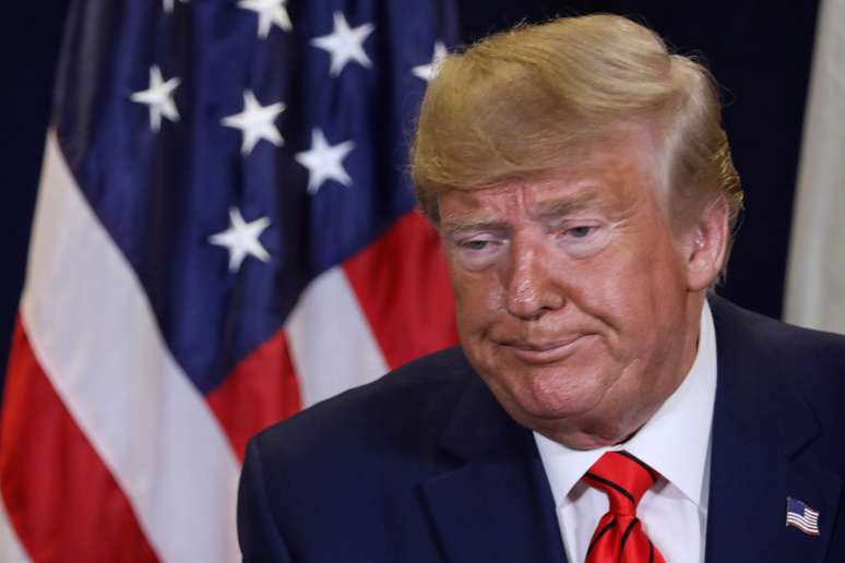 Presidente dos EUA, Donald Trump, durante reunião bilateral na Assembleia Geral da ONU
24/09/2019
REUTERS/Jonathan Ernst