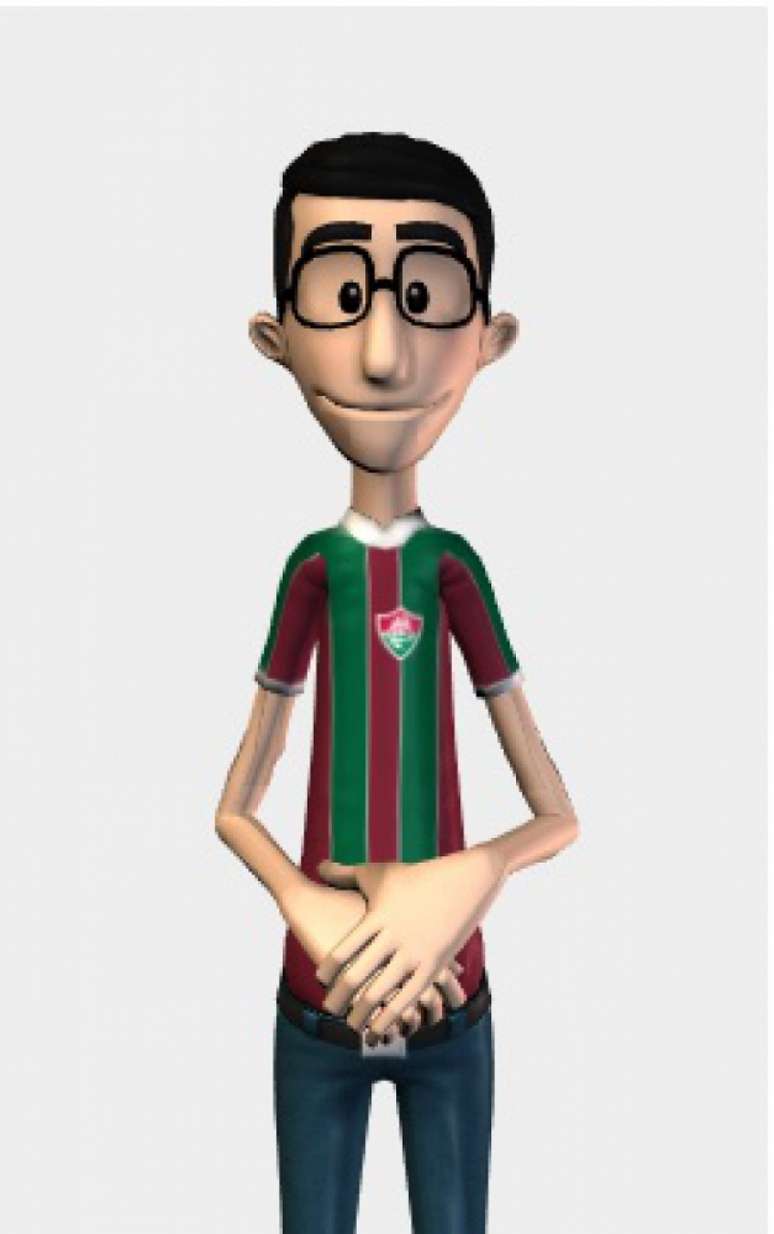 Hugo será o intérprete de Libras do site do Fluminense (Foto: Divulgação/Fluminense)