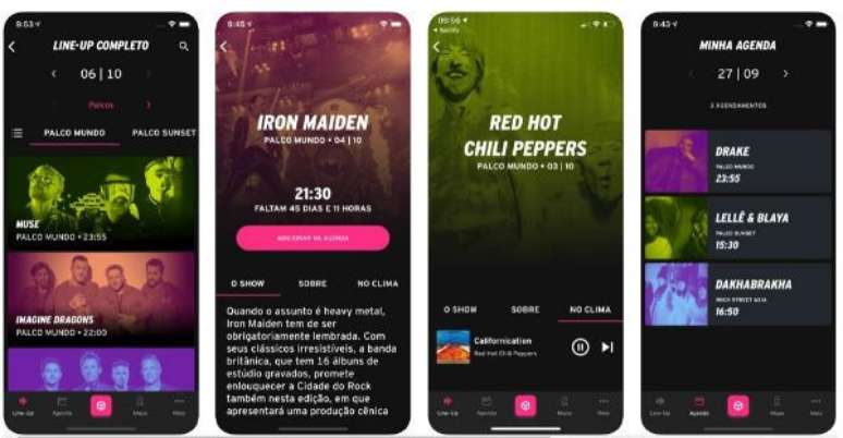 App do Rock in Rio promete facilitar a vida de quem for ao festival (Imagem/Divulgação)