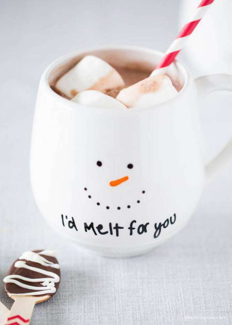 12- Presenteie com uma caneca como lembrancinha de natal